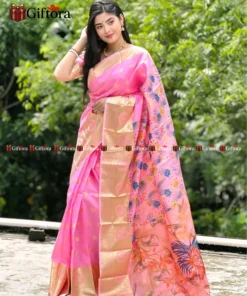 কাতান সিল্ক শাড়ি