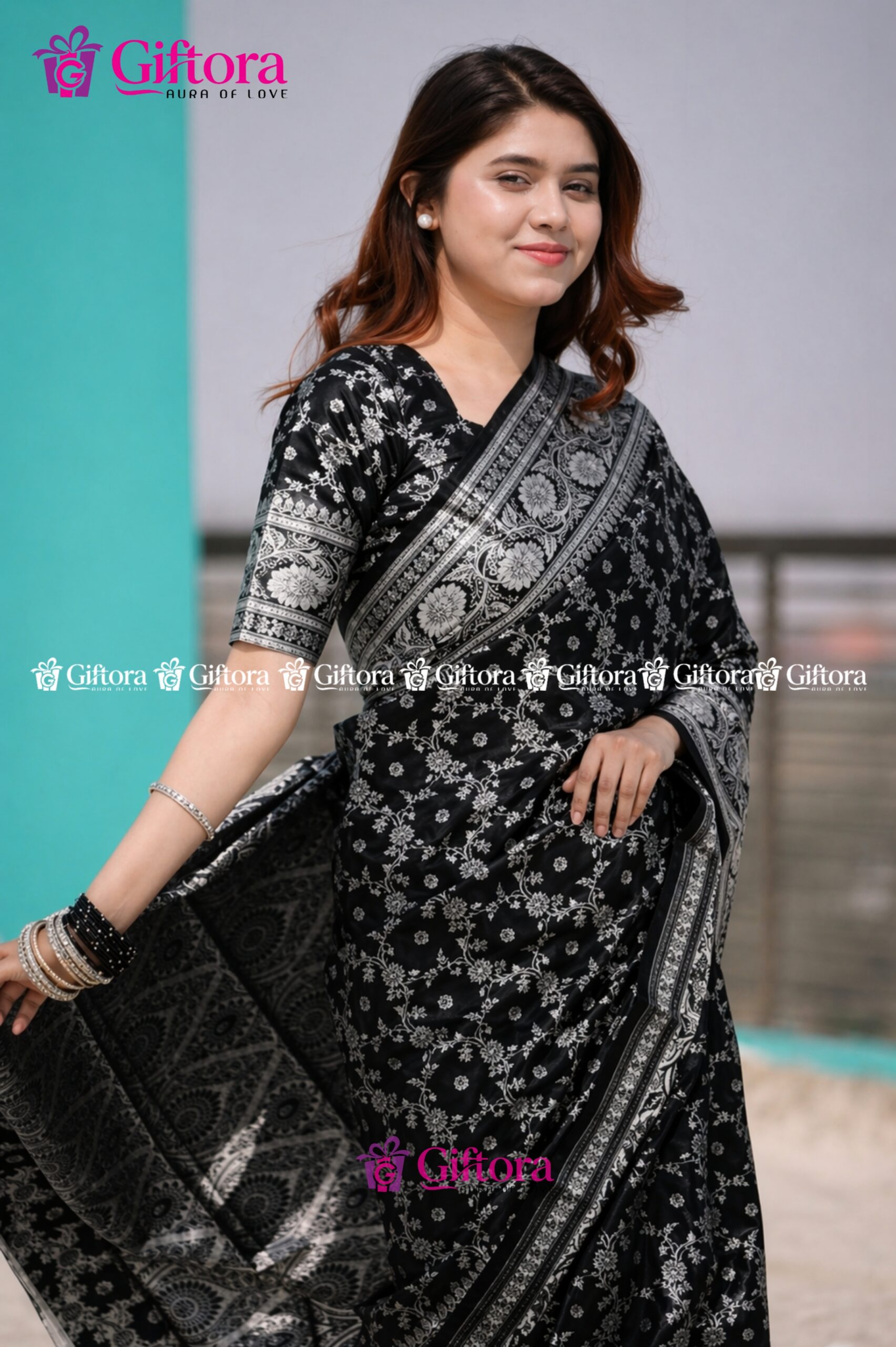 ইন্ডিয়ান বধূয়া বেনারশি কম্বো প্যাকেজ - Image 2