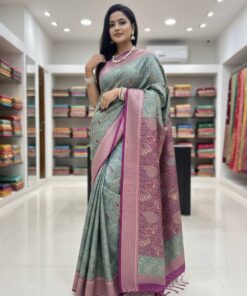 প্রিমিয়াম বেনারসী কাতান শাড়ি (ব্লাউজ পিস সহ)