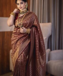 প্রিমিয়াম বেনারসী কাতান শাড়ি (ব্লাউজ পিস সহ)